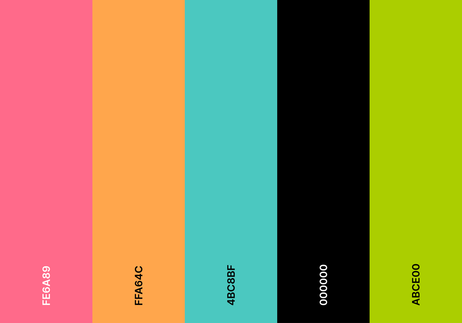 Flight Footprint — colour palette